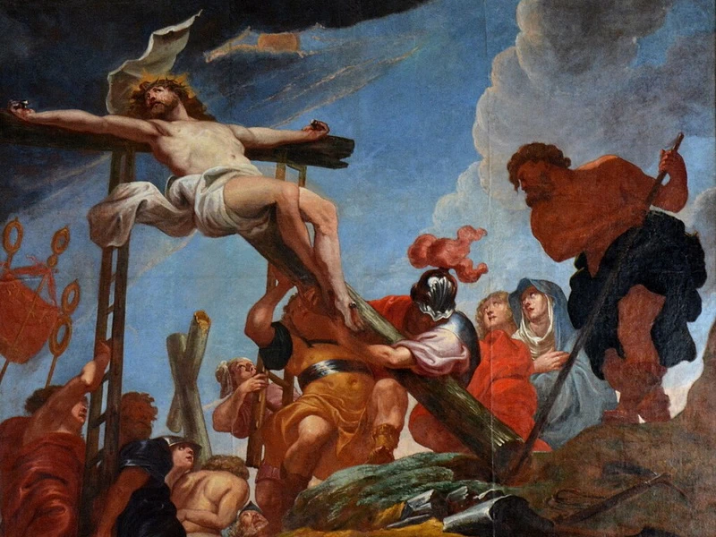 1621-Michael Angelo Immenraet - L'elevazione della Croce